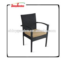 SHINYGARDEN Patio Résine Extérieure Jardin Deck Wicker Arm Chair